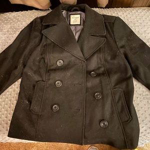 Old Navy Women’s Black Peacoat size Large